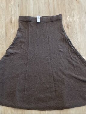 Gap Women’s Brown A-Line Knit Skirt